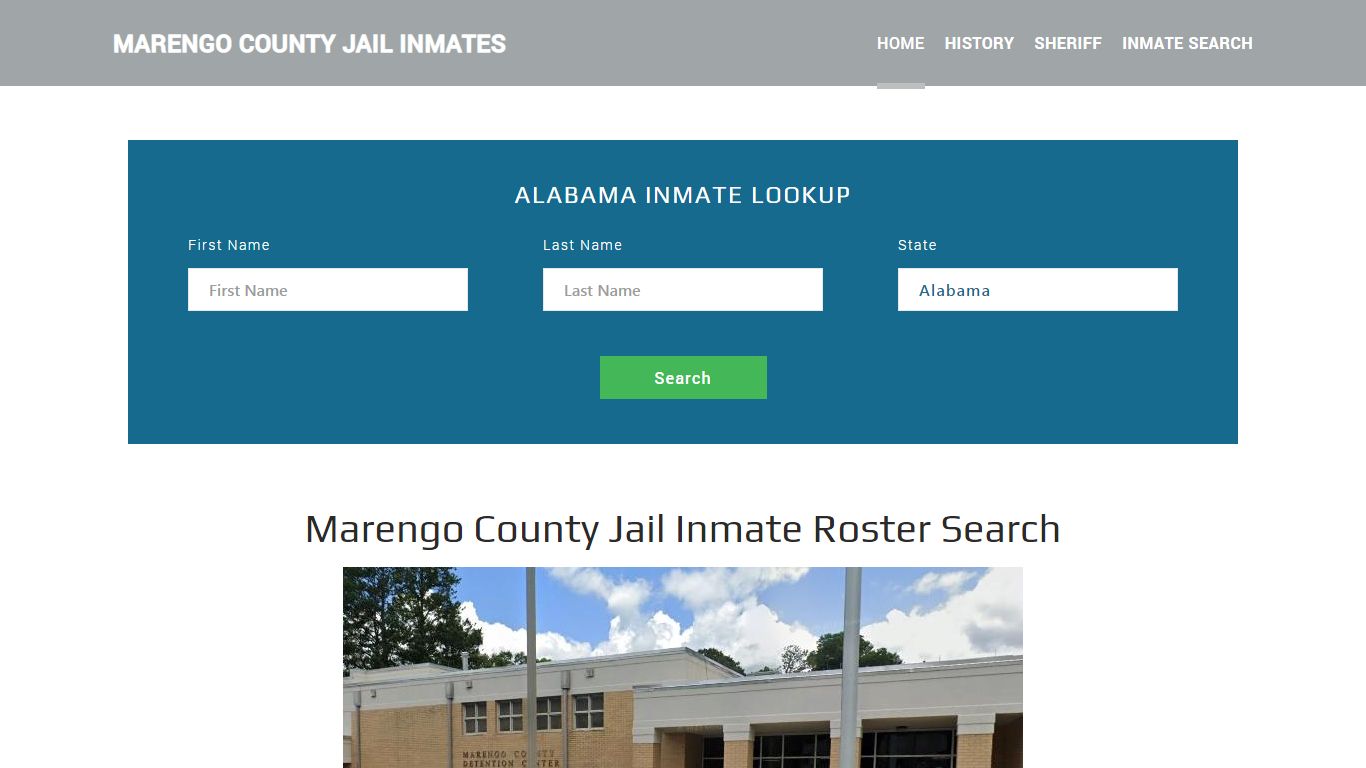 Marengo County Jail Inmate Roster Lookup, Linden, AL